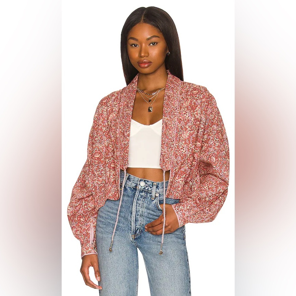 Free People Rosalina Floral Jacket, Size XS